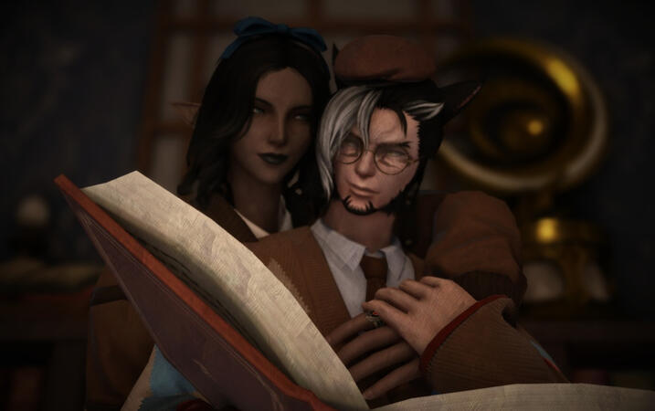 Book Cat &amp; Book Elf